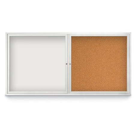 United Visual Products Corkboard, 36"x36", Rubber/Bronze UV436HPLUS-BRONZE-RUBBER